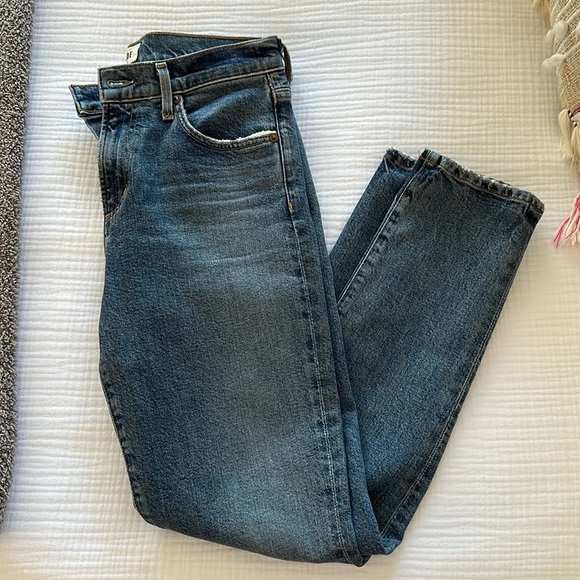 AGOLDE Toni Mid Rise Jeans in Dime size 26 NWOT - Picture 3 of 7